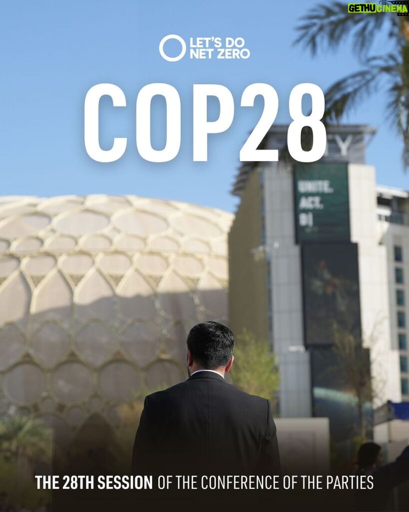Humza Yousaf Instagram - 🌍 Our planet is at a tipping point. Radical and ambitious action is needed to limit global warming to 1.5°C. The gathering of the global community at #COP28 is pivotally important in the fight against climate change. Only by working together can we meet the need and urgency of the task that lies ahead. Dubai, United Arab Emirates