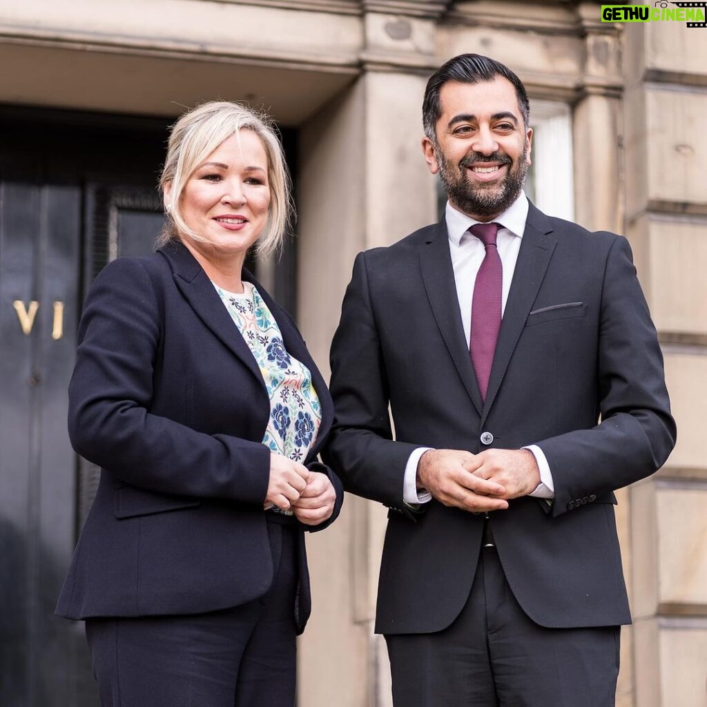 Humza Yousaf Instagram - Delighted to welcome @michelle.oneill.sf to Bute House. We discussed hopes of a deal to restore power-sharing and the opportunity for more co-operation between Scotland & Northern Ireland. Including on tackling Westminster's cost of living crisis and underinvestment in public services.