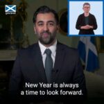 Humza Yousaf Instagram - In 2024, I hope we see an end to the suffering of the people of Gaza, Ukraine, and all of those impacted by the horrors of war. In Scotland, we will work tirelessly to protect people from Westminster harm, invest in our public services & grow our economy. My best wishes to you & yours for 2024. Happy #Hogmanay