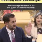 Humza Yousaf Instagram - Why do Labour in Wales have the backbone to challenge Tory austerity, but Labour in Scotland don’t? Labour used to back progressive tax in order to invest in public services. 🥀 Now they stand with the Tories, demanding tax cuts for the wealthy at the expense of the NHS.
