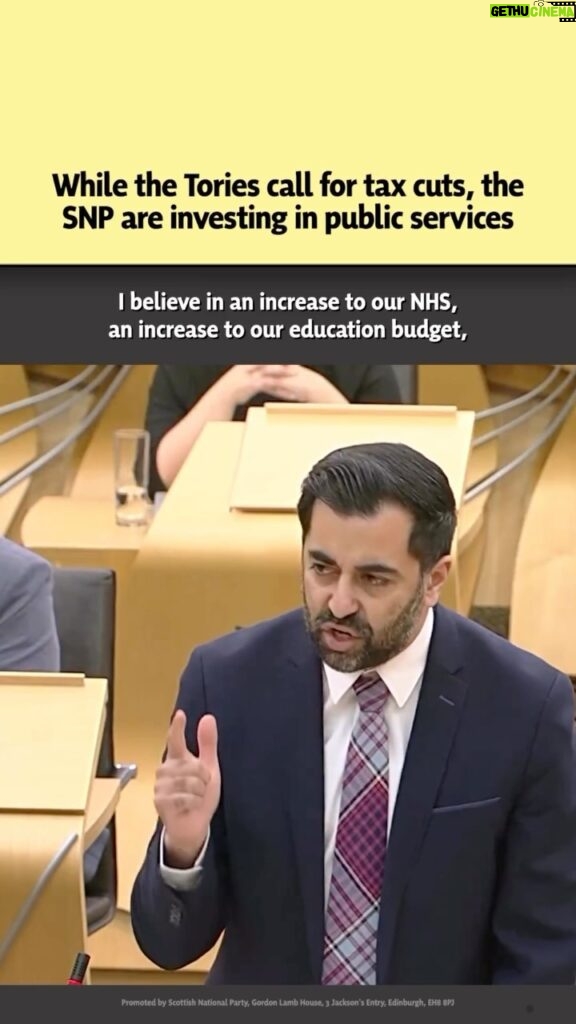 Humza Yousaf Instagram - Here’s what Scotland’s progressive taxation system delivers: 👧 Scottish Child Payment 💛 7 Scotland-only benefits 👶 The Baby Box 📚 Free tuition 💊 Free prescriptions 🧑‍⚕️ Free personal care 👧 Free childcare 🏠 A Council Tax freeze to protect household budgets 💷 The best paid NHS staff anywhere in the UK 🏥 More funding for Scotland’s NHS 📚 More funding for education 🚨 More funding for police and fire services