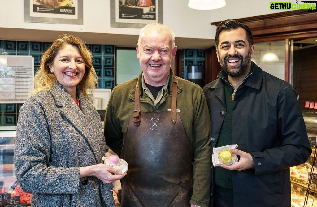 Humza Yousaf Instagram - A pleasure to join @thesnp colleagues in Dunblane to visit some of the incredible local businesses and community organisations on the High Street. Small businesses are the lifeblood of our communities and 100,000 are paying no rates thanks to @thesnp’s Small Business Bonus.