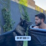 Hunter March Instagram - Can we get my dad to go in this Sunday?? 10,000 followers on the @hunterscolddad account and hunter’s old dad has to get in.