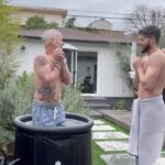 Hunter March Instagram - For those that missed it on @hunterscolddad last weekend, my dad’s second plunge into the ice pod 😂😂 he’s out of town this weekend as am I so we’re getting back to it as soon as he’s back. Thanks for understanding! #coldplunge #icepod