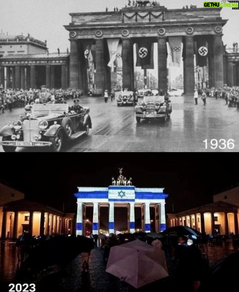 Ian Bremmer Instagram - the difference 100 years can make Brandenburg Gate, Berlin, Germany