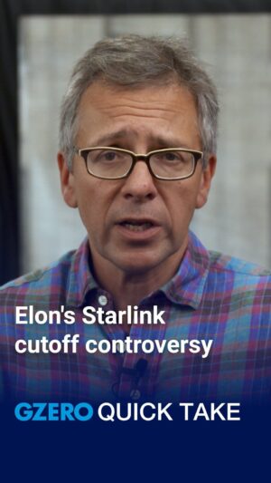 Ian Bremmer Instagram - The controversy around Elon Musk denying Starlink satellite service near the coast of Crimea last September to thwart a Ukrainian attack shows that while tech CEOs like him have no obligation to do anything other than Netflix and chill, they’re absolutely indispensable for national security.

Starlink’s impact on the war in Ukraine shows just how much sway tech companies have in the world order. A core decision about Ukraine’s ability to defend itself is being made not by allies providing military support, but by a tech company.

And what if Taiwan found itself needing Starlink?

Follow @gzeromedia for more videos that will help you get smart on what’s happening in the world.

#Starlink #ElonMusk #UkraineWar #Analysis #news