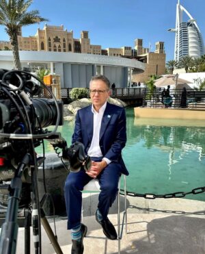 Ian Bremmer Instagram - the world government summit in dubai:
 
where the weather’s hot
and my geopolitical takes are even hotter