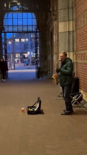 Ian Bremmer Instagram - quite a welcome to amsterdam this eve…