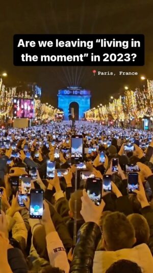 Ian Bremmer Instagram - put the phones down, go touch some grass. #nye #paris