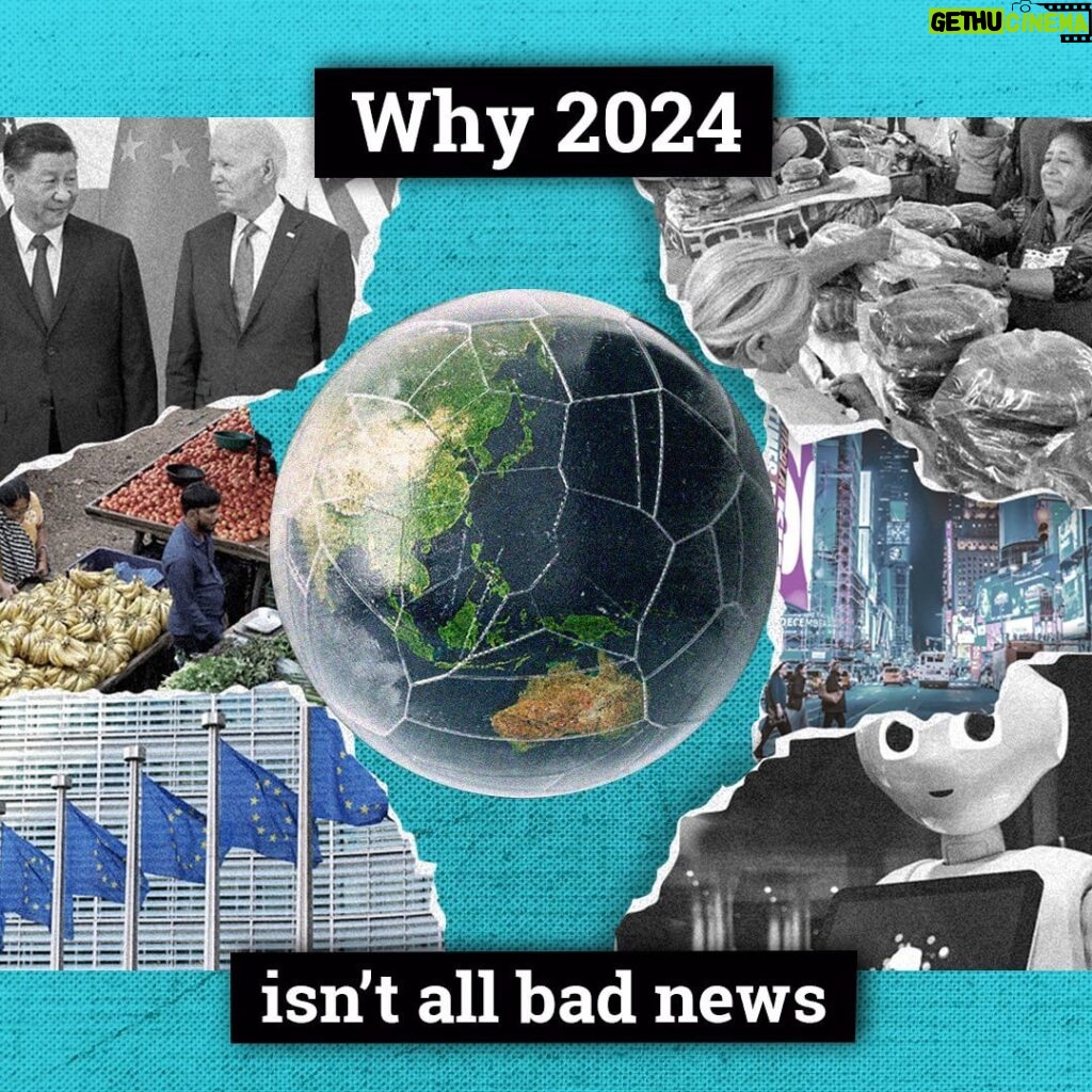 Ian Bremmer Instagram - Yes, this is the most geopolitically turbulent era of @ianbremmer's lifetime. And yes, there is still room for optimism. 2024 isn’t all bad news. The positive just doesn't tend to make the headlines.   @ianbremmer unpacks six trends that promise more stability in geopolitics, more resilience for the global economy, and greater dynamism for the international system in 2024. Read the full story at the link in @gzeromedia’s bio. #ianbremmer #news #China #India #politics #2024 #uspolitics #AI #AIRegulation