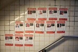 Ian Bremmer Instagram - fliers for those kidnapped by hamas popping up around nyc