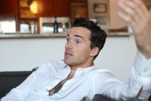 Ian Harding Instagram - “No seriously you only have to button like, two buttons these days. Trust me chest hair is making a comeback” -said only me.