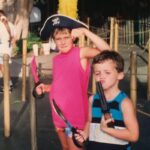 Ian Harding Instagram - Happy Birthday to this classy broad. Yooz the best, and I'm so lucky to have you in my life. Much love sis! #birthday #pirates #90sfashion