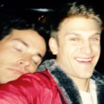 Ian Harding Instagram - Hey Keegan! Remember that time we took this awful picture together?! I don't either! But happy birthday! You have made my life all the better by being alive, and I hope to fill your coming years with laughter, joy, and the occasional quart of blood. Much love!!! @keeoone #birthdayboy #friends #lookbehindyoukeegan #jkimnotthere #orami?