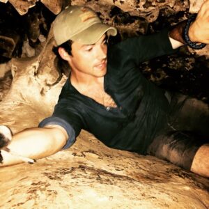 Ian Harding Instagram - Cave safari. So fun. So dusty. #sweaty #suckitclaustrophobia #flyfiji @fly_fijiairways @interconfiji