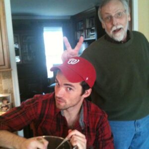 Ian Harding Instagram - Thanks dad! Both for the embarrassing picture and my existence! #happyfathersday #sopale @indieflickers