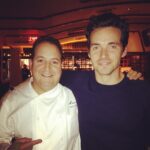 Ian Harding Instagram - The man. The legend. Had an amazing time at Lure in soho. Truly stupid good food. @lurefishbar @chefcapon