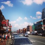 Ian Harding Instagram - Blue skies over Broadway. Thanks Nashville for the wonderful time.
