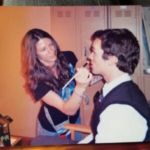 Ian Harding Instagram - Flashing way back to when my dear friend @rebeccawmakeup didn’t have to try so hard to cover up “the ravages of time” on my face. #fbf