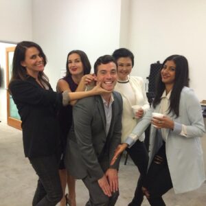 Ian Harding Instagram - My day as a woman in Hollywood!  Thank you to director/friend @notyourally and @womeninfilmla -watch me #flipthescript  with @amylandecker, @vellamarie, @thequeenesthermoon, and @meredithville.  Link in bio.