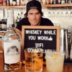 Ian Somerhalder Instagram - Life is all about balance. Making and enjoying some cocktails with my guy Stan at @tavernalameda . This @brothersbondbourbon Old Fashioned is UNREAL. Get in there and order it, tell ‘em Ian sent you ;) #BrothersBondBourbon Town Tavern Alameda, CA