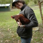 Ian Somerhalder Instagram - I love this damn chicken. Her name is Cherry Bomb and she pecks me 5 times per day convinced my hands and toes are worms… I load all babies into our beautiful @featherlitetrailers trailer and head to the farm. Disconnect to reconnect. Minimize to maximize. To connect with nature recalibrates your entire being (soul included) and I can’t recommend it enough. Its imperative. Sunlight, nature, cold, heat, excersise and turning technology off are small gifts you can give to yourself, your family or your company employees. You can always check out and follow @hubermanlab and you can get the best play for your day. He’s really amazing… Good luck out there everyone. I appreciate you all. Stay kind… 📸 by @nikkireed