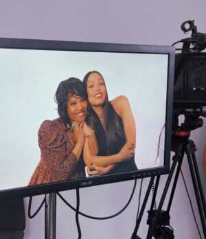 Ilfenesh Hadera Instagram - A gift. My love. Most beautiful scene partner, woman, friend. I love getting to do this thing with you. The realest one. Thank you for making everything so much fkking fun❣️
.
.
Hair @timothyaylward <3
Makeup @georgisandev <3