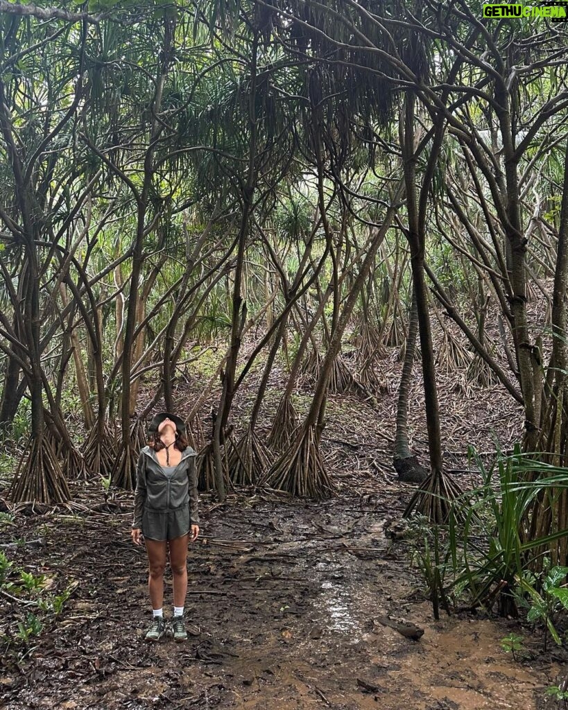 Inanna Sarkis Instagram - Rainy days in @alo 🌧️ Kaua'i, Hawaii