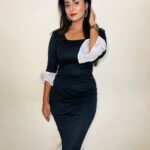 Inchara Joshi Instagram - 🧿🖤”Black is always my happy Colour”🧿🖤 Cc: @rahulaa_gowda ❤️ #inchu #inchara #incharajoshi #viral #trending #blackdress #herione #actress #actor #blackcolor #katheyondushuruvagide #sahana #telugu #tamil #kannadaserial Bangalore, India