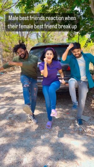 Inchara Joshi Instagram - Sahana’s gang is back 🤪😂🧿
@somashekar_muthu @madan_sv 

#incharajoshi #inchu #inchara #sahana #yathisahana #sahanayathi #sahana❤️yathi #friends #katheyondushuruvagide #viral #cute #herione #telugu #actor #actress #bff #kfi #teluguactress #instagram #instalike #instadaily #instareels