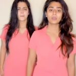 Inchara Joshi Instagram - Wait for the transition❤️🧿 @mansi._.joshi ❤️ #mansijoshi #incharajoshi #inchu #viral #trending #cute #loveyousomuchiwannakillyou #monicaohmydarling #reels #sisterlove #dance #rajkumarrao #duetreels #kannada #kfi #herione #mansiinchara #sistergoals #doglover