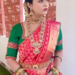Inchara Joshi Instagram - Avn Ajji Pinda😝😂❤️ Mua:@miss_kolhar_makeovers @miss_kolhar_ ❤️ Jewellery: @beadedtreasuresjewelry Photography : @vishnu_vcaptures Academy: @snehakiranmakeoverartist #inchara #inchu #incharajoshi #viral #trending #cute #actor #traditional #sahana #katheyondushuruvagide #starsuvarna #zeekannada #actorslife #portfolio #acting #actingclass #actingherione #herione #actionqueen