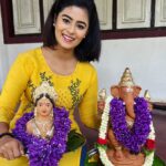 Inchara Joshi Instagram - ಸರ್ವರಿಗೂ ಗೌರಿ ಗಣೇಶ ಹಬ್ಬದ ಶುಭಾಶಯಗಳು❤️🙏 #ganeshafestival #gowriganesha #festival #cute #inchara #actor #actress #instapic Ramohalli
