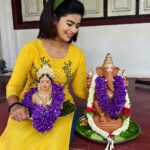 Inchara Joshi Instagram - ಸರ್ವರಿಗೂ ಗೌರಿ ಗಣೇಶ ಹಬ್ಬದ ಶುಭಾಶಯಗಳು❤️🙏 #ganeshafestival #gowriganesha #festival #cute #inchara #actor #actress #instapic Ramohalli