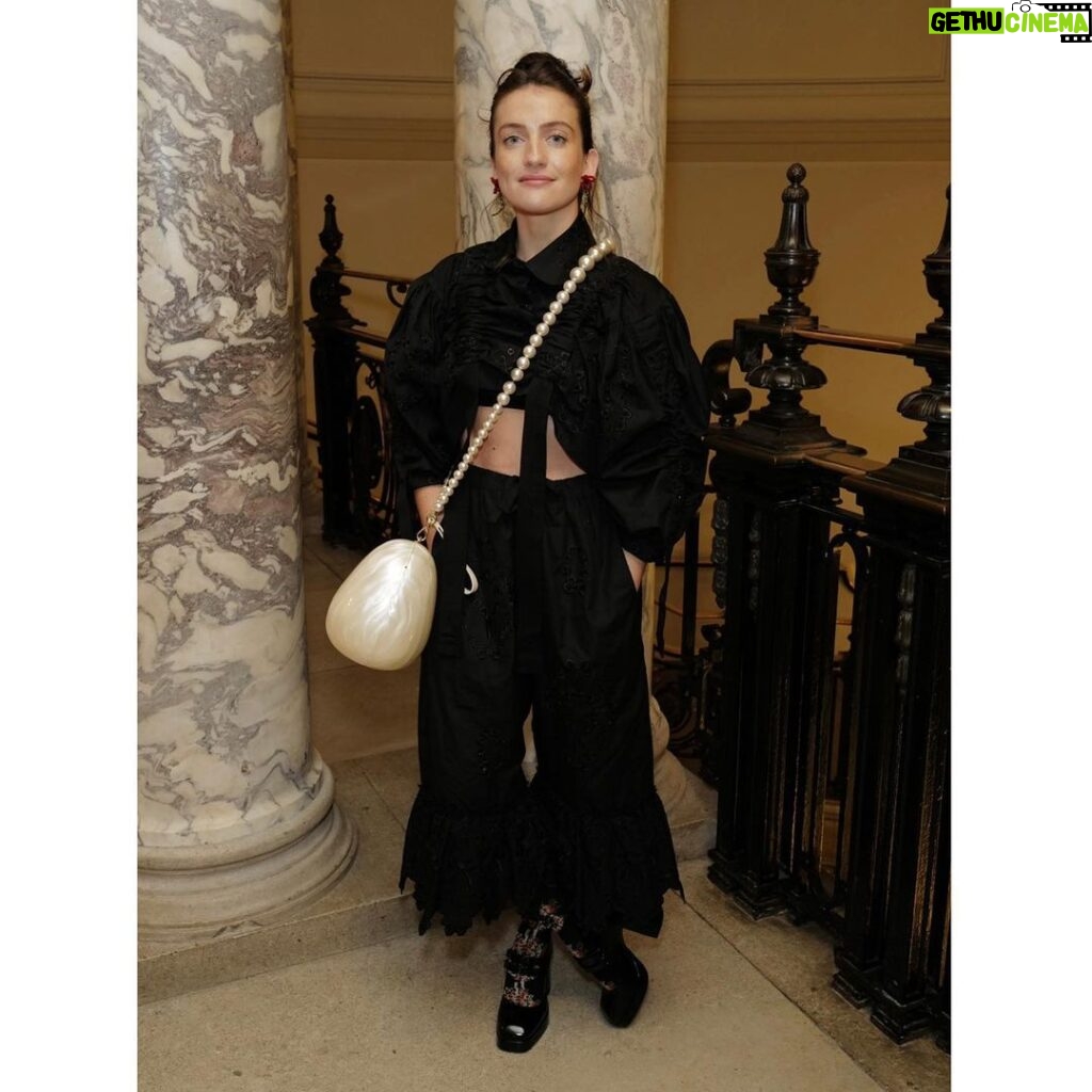 India Mullen Instagram - Thank you @simonerocha_ for such a special evening. Want to frolic in your artworks forever more. In awe of the new collection, @lankumdublin and of my dear pal @tonior - you’re all very cool and talented and make me proud to be Irish. 🤍