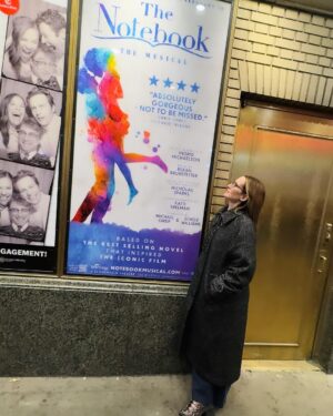 Ingrid Michaelson Instagram - Yesterday was my birthday. Seeing our poster in Shubert alley was the best gift I could have gotten.
