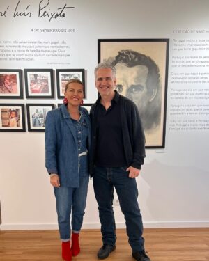 Isabel Angelino Instagram - Dia de conhecer o Centro de Interpretação José Luís Peixoto em Galveias  na companhia do próprio . @joseluispeixoto