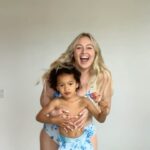 Iskra Lawrence Instagram - Missing summer days and matching with little man 🤍🌊 …even though he was clearly more interested in the popsicle.🍦😂 . . . #motherson #mommyandme #familyfun #throwback #midsizemodel #midsizeswim #momandson #momlife #boymom #swimtryon Austin, Texas