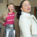 Iskra Lawrence Instagram - tag your biggest hype woman and show her some Vday 💕 I’ll go first @lanezphoto i love you bestie🫶🏼 comment LINK and I’ll DM you the link to this whole fit 💖 Midsize fashion. Midsize outfit inspo. GRWM. NYC outfit inspo. NYFW. Midsize mom outfit. NYC outfit. Valentine’s Day outfit. Valentine’s Day outfit ideas.