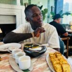 Israel Adesanya Instagram - “Just like caviar, I’m black and not for everyone.”. This caption was IA (Israel Adesanya) generated 🌌🛩️ Hollywood