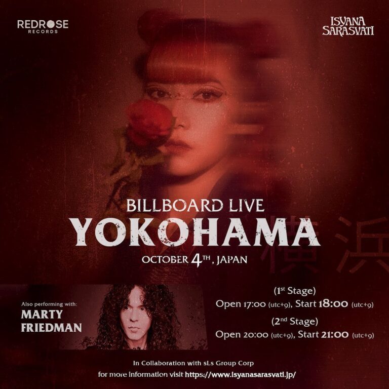 Isyana Sarasvati Instagram - It’s almost here😈🤘🏻 ❤️‍🔥Billboard Live YOKOHAMA October 4th 2023 Online tickets are available as well!! So you can enjoy ISYANA performance anywhere with your loved ones❤️ Tickets are up for grab through our bio link! See you guys really soon🇯🇵 #ISYANATOUR #ISYANA4THALBUM #IsyanaSarasvati #slsgroupcorp