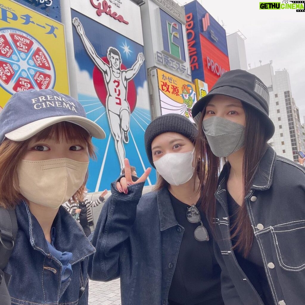 Itô Karin Instagram - . . ちゃっかりしっかり大阪観光🐙 . . Doutombori, Chuo-ku