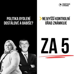 Ivan Bartoš Instagram - Když dostane spolužák v lavici pětku na vysvědčení, je vám ho líto. Pak si ale vzpomenete, že pořád flámuje, učení nikdy moc nedá a ještě vám pod lavicí okopává kotníky. Dnes moje předchůdkyně Klára Dostálová a hnutí ANO dostaly pětku na vysvědčení od Nejvyššího kontrolního úřadu (NKÚ) za jejich podporu bydlení v letech 2016–2021. 

Je to smutné čtení. Za vlády ANO neprošel zákon o sociálním bydlení, Andrej Babiš a Klára Dostálová ho shodili ze stolu. Náhradou měly být investice do výstavby, o ty ale obce neměly kvůli špatně nastaveným podmínkám zájem. Nesbírala se data, nedělaly se analýzy a je toho mnohem víc. 

Nejdůležitější je, co s tím teď uděláme. Na MMR jsme rozjeli Bydlení pro život – první komplexní politiku bydlení od listopadu 89. Sázíme na spolupráci se samosprávami. Vládě jsme předložili návrh zákona o podpoře v bydlení. Uvádíme v život nový stavební zákon. Úspěšně jsme přenastavili investice do výstavby a rekonstrukcí – podporujeme hlavně obecní bytové fondy. V příštích několika letech počítáme až s 20 miliardami korun. Nechci být za šprta, ale Piráti v bydlení nepropadnou!
