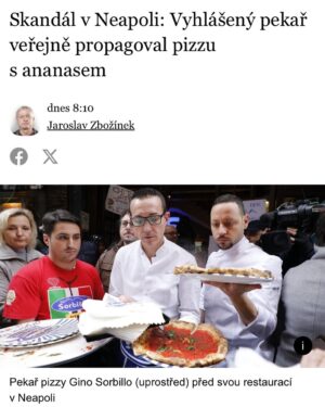 Ivan Bartoš Instagram - Ha. Další indicie že 🍍➡️🍕👍!

Samozřejmě tlačenková, majonézová, párková či bůčková (ano i toto jsem v českém gastru devadesátek zaznamenal) je eklhaft!