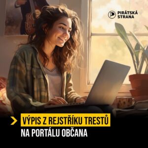 Ivan Bartoš Instagram - Nebaví Vás čekat na fronty na Czechpointu? To ani nás. 

Využijte proto možnost získat výpis z Rejstříku trestů přímo z Portálu občana! 

Pokud tedy nastupujete do nového zaměstnání a chybí vám už jen tento výpis, tak ho můžete získat po pár kliknutích z pohodlí domova, kavárny nebo třeba v tramvaji na chytrém telefonu. 

Kromě tohoto usnadnění, nabízí Portál i spoustu dalších služeb, které si můžete prohlédnout přímo na webu.