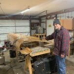 Ivy Winters Instagram - My dad is the coolest. He’s been busy making toboggans for the grandchildren in the family. He’s incredibly talented and it was his birthday yesterday! Love ya dad! #diy #talent #woodworking #sled #toboggans #handmade #heirloom