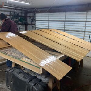 Ivy Winters Instagram - My dad is the coolest. He’s been busy making toboggans for the grandchildren in the family. He’s incredibly talented and it was his birthday yesterday! Love ya dad! #diy #talent #woodworking #sled #toboggans #handmade #heirloom