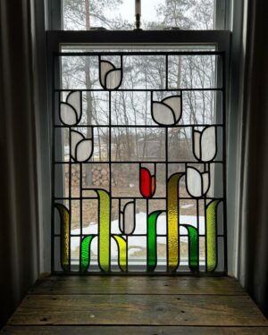 Ivy Winters Instagram - Howdy all! Wanted to share some of the few stained glass pieces I’ve created over the past 5 months. If you’re in town and interested in purchasing one of these bad boys you can see them displayed at @geefarmsnursery in Stockbridge Michigan. Big smooches! #stainedglass #handmade #honeybee #poppy #tulips