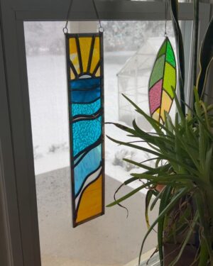 Ivy Winters Instagram - Howdy all! Wanted to share some of the few stained glass pieces I’ve created over the past 5 months. If you’re in town and interested in purchasing one of these bad boys you can see them displayed at @geefarmsnursery in Stockbridge Michigan. Big smooches! #stainedglass #handmade #honeybee #poppy #tulips