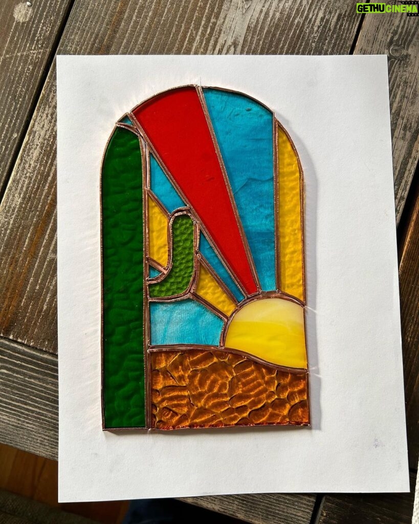 Ivy Winters Instagram - Howdy all! Wanted to share some of the few stained glass pieces I’ve created over the past 5 months. If you’re in town and interested in purchasing one of these bad boys you can see them displayed at @geefarmsnursery in Stockbridge Michigan. Big smooches! #stainedglass #handmade #honeybee #poppy #tulips